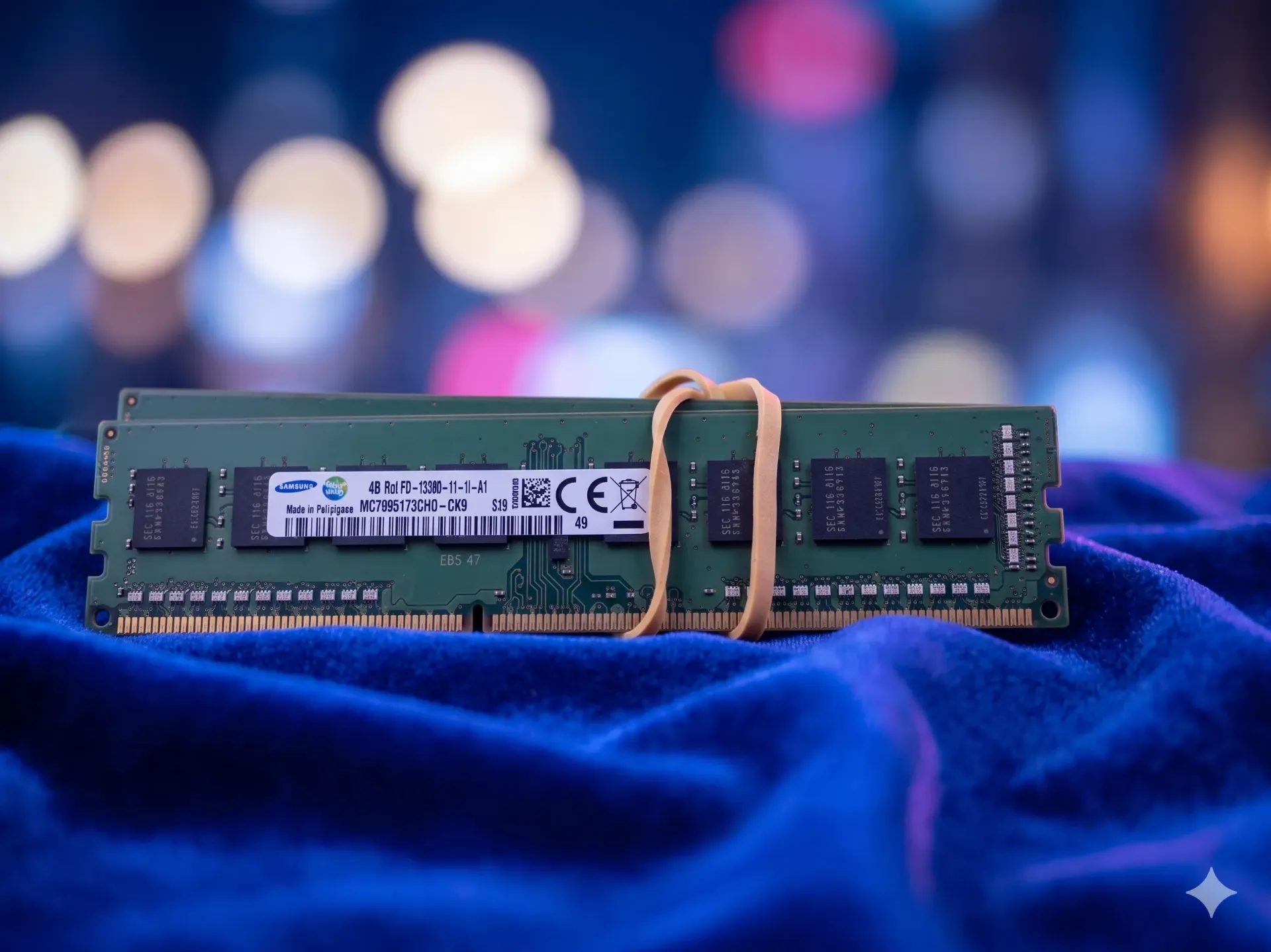 Samsung 4GB DDR3 RAM PC3-12800U 1600MHz CL11 Single-Rank | M378B5173QH0-CK0 | HP 698650-154 | Desktop Memory DIMM | Refurbished