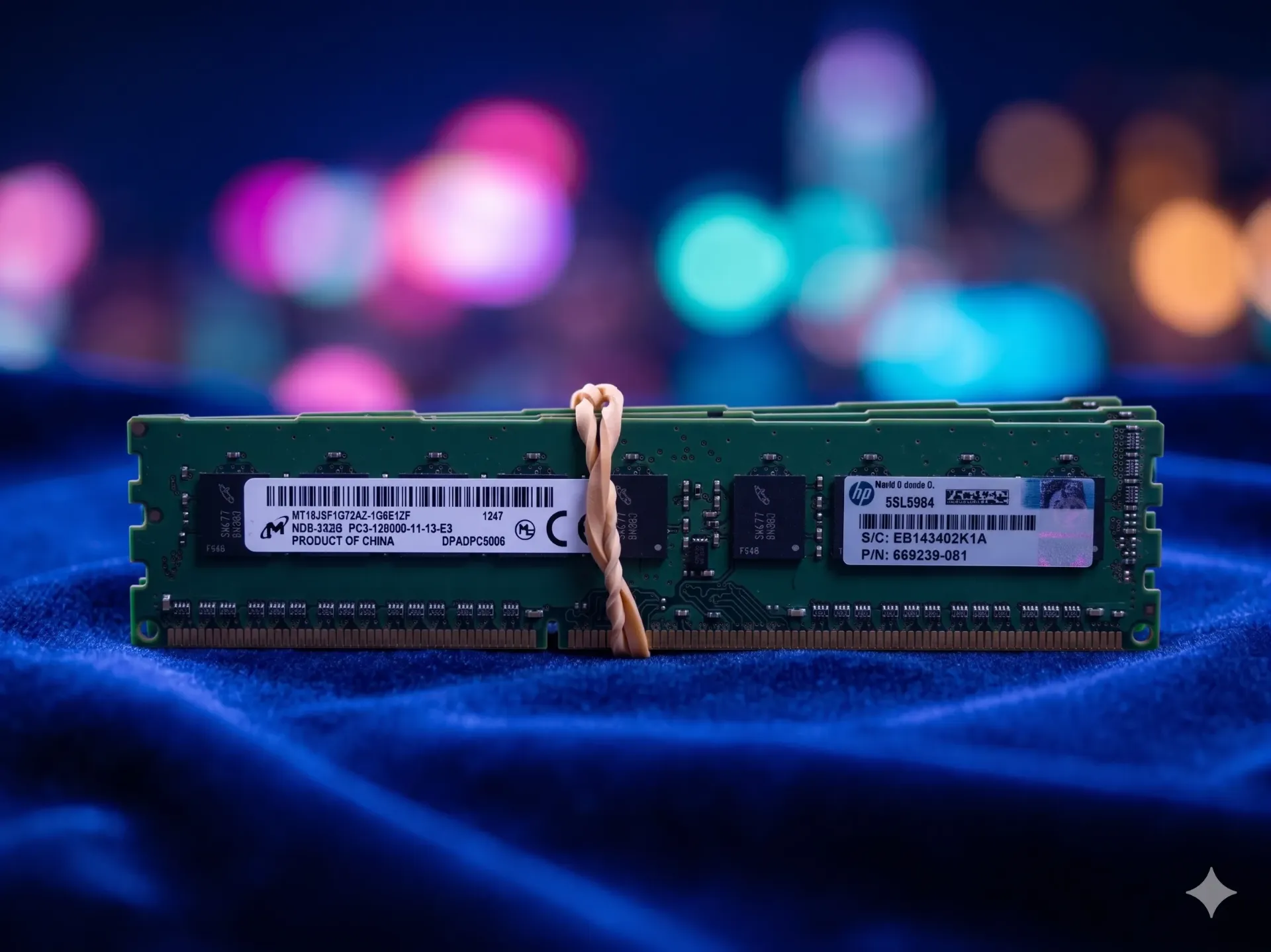 Micron 8GB DDR3 ECC Unbuffered RAM PC3-12800E 1600MHz | MT18JSF1G72AZ-1G6E1ZF | HP 669239-081 | Server & Workstation Memory | Refurbished