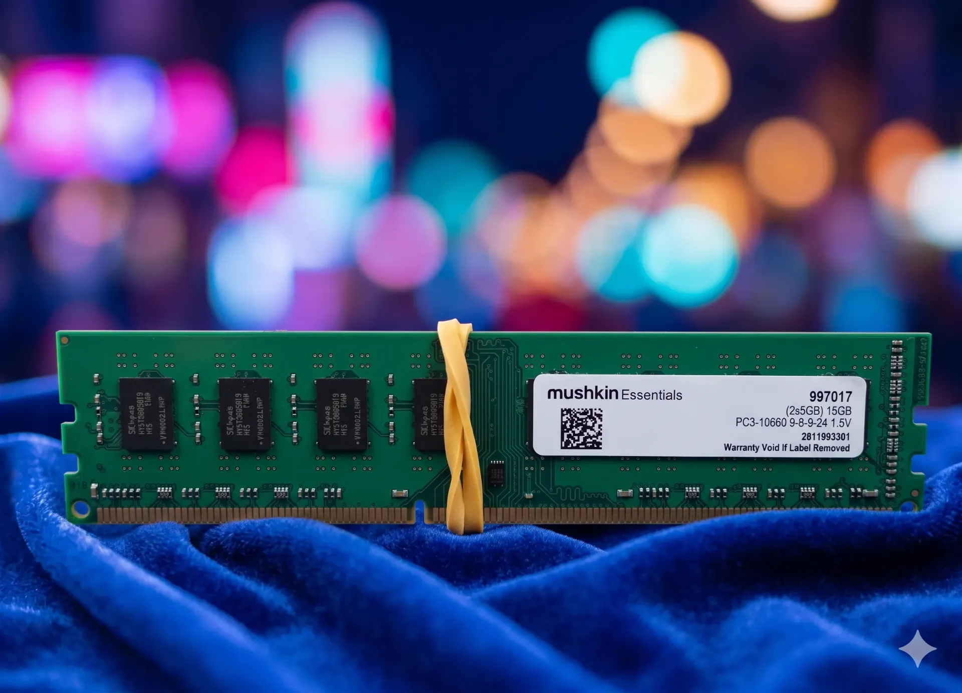 16GB Mushkin Essentials DDR3 RAM 1333MHz CL9 Dual-Kit (2x 8GB) | PC3-10600 | Unbuffered DIMM 1.5V | Desktop-Arbeitsspeicher | Refurbished