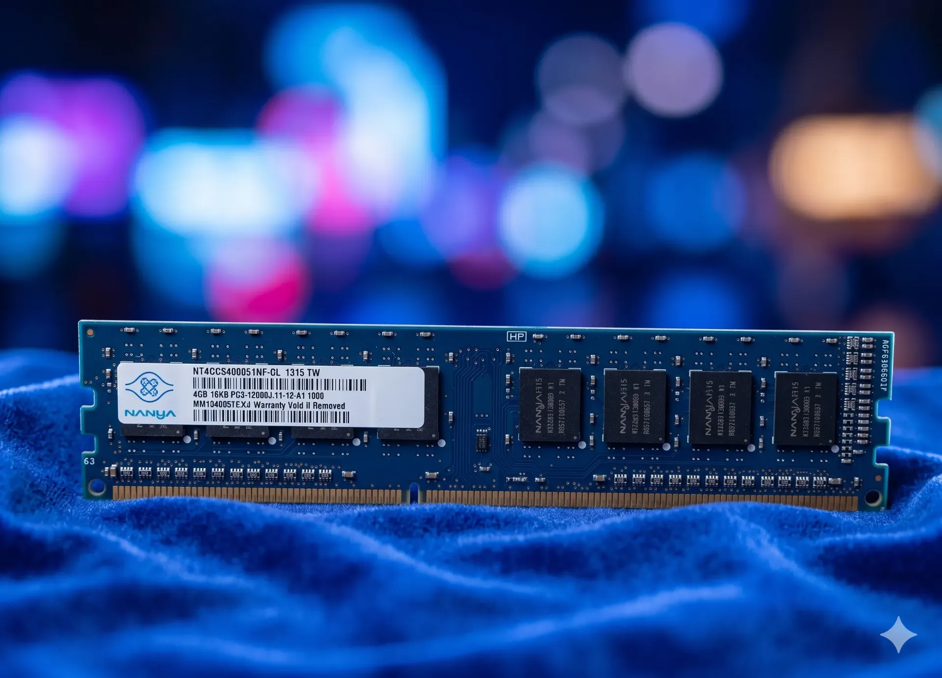 Nanya 4GB DDR3 RAM PC3-12800U 1600MHz CL11 Single-Rank | NT4GC64B88B1NF-DI | Desktop Memory DIMM | Refurbished