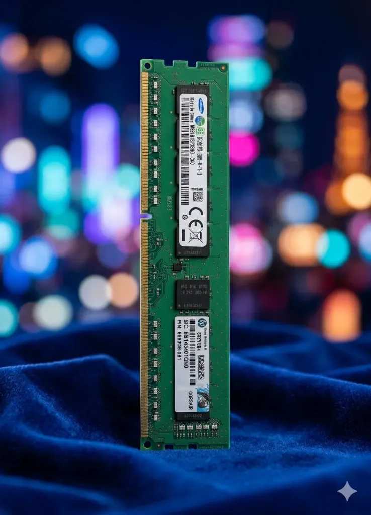Samsung 8GB DDR3 ECC Unbuffered RAM PC3-12800E 1600MHz | M391B1G73BH0-CK0 | HP 669239-081 | Server & Workstation Memory | Refurbished