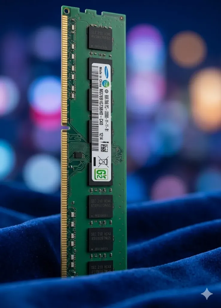 Samsung 8GB DDR3 RAM PC3-12800U 1600MHz CL11 Dual-Rank | M378B1G73BH0-CK0 | HP Spare 689375-001 | Desktop Memory DIMM | Refurbished