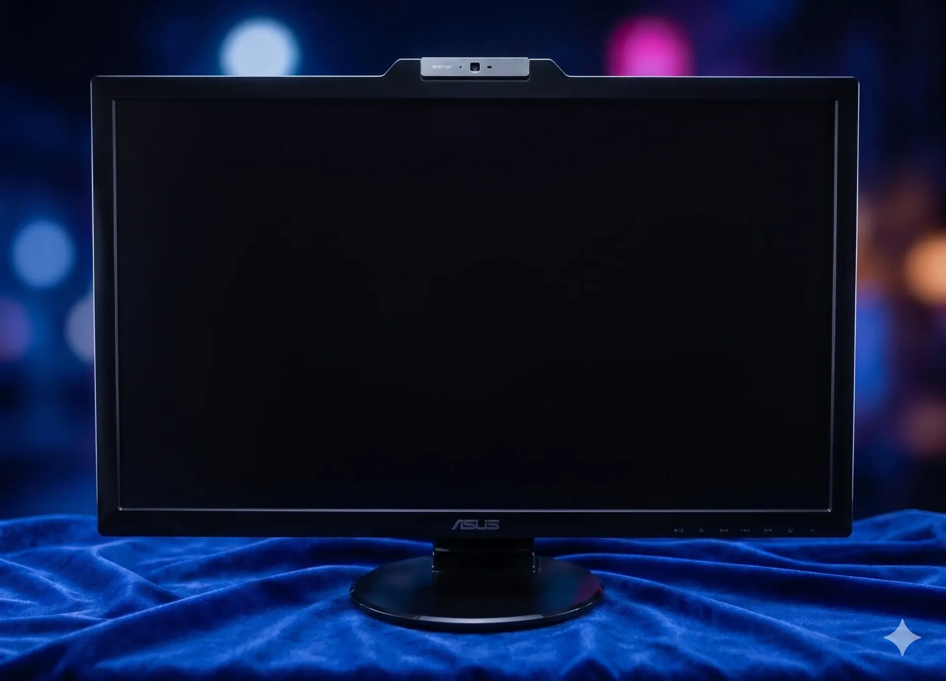 ASUS VK278Q 27" Full-HD Monitor | Integrierte 2MP Webcam & Lautsprecher | DisplayPort HDMI DVI VGA | 2ms Reaktionszeit | Refurbished