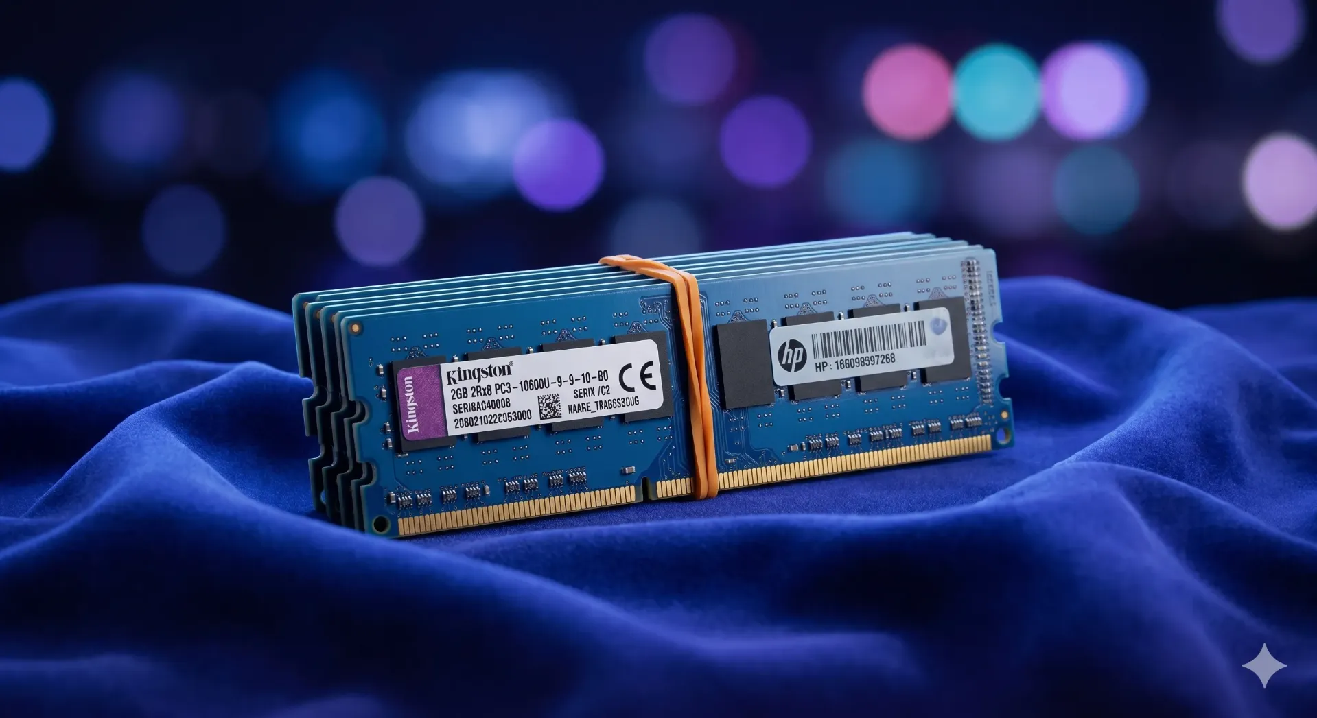 2GB Kingston HP DDR3-1333 RAM | PC3-10600U CL9 | Desktop-Arbeitsspeicher 240-Pin DIMM | Refurbished