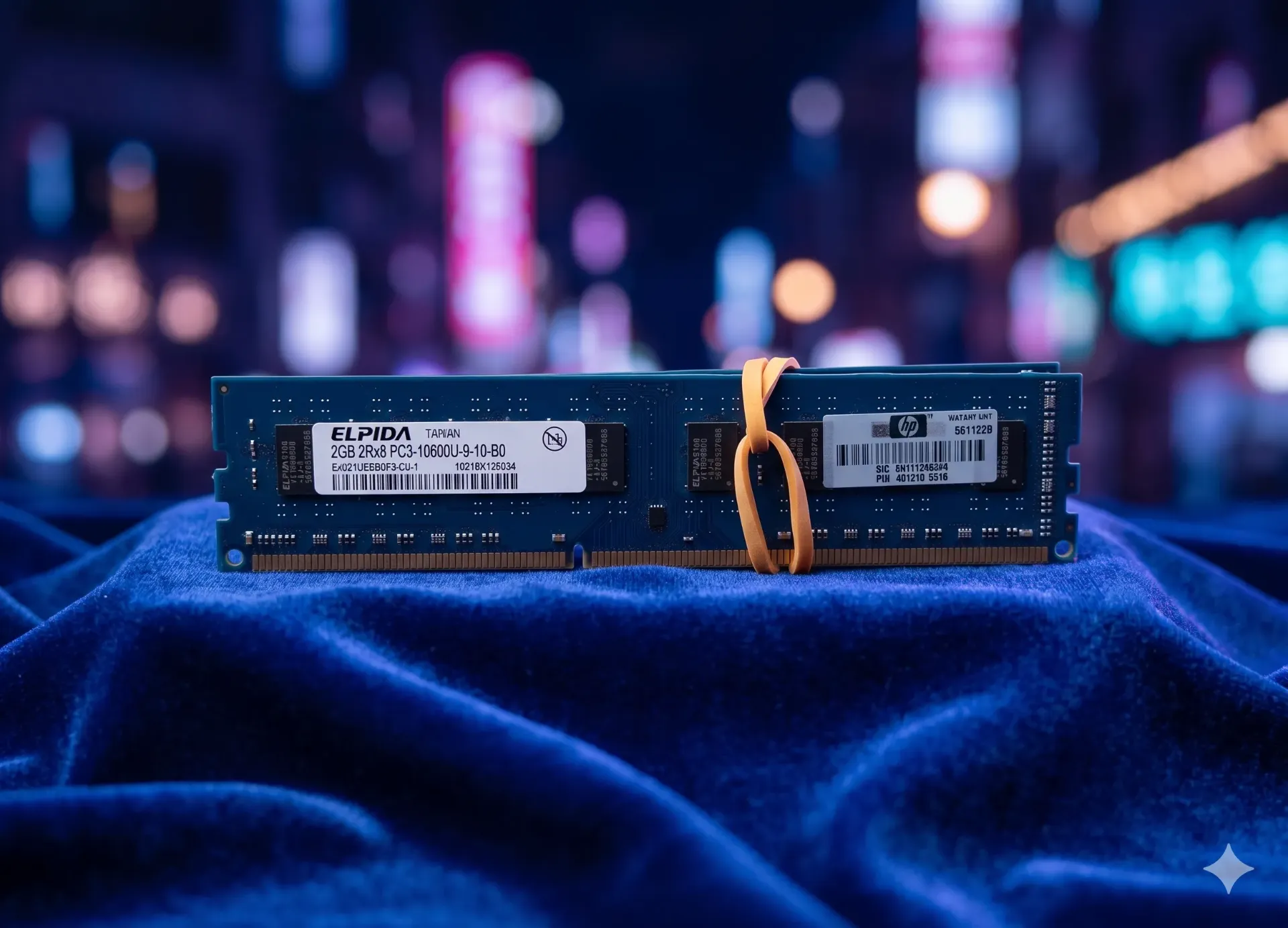 2GB Elpida HP DDR3-1333 RAM | PC3-10600U CL9 | EBJ21UE8BDF0 Dual-Rank Desktop-Arbeitsspeicher | Refurbished