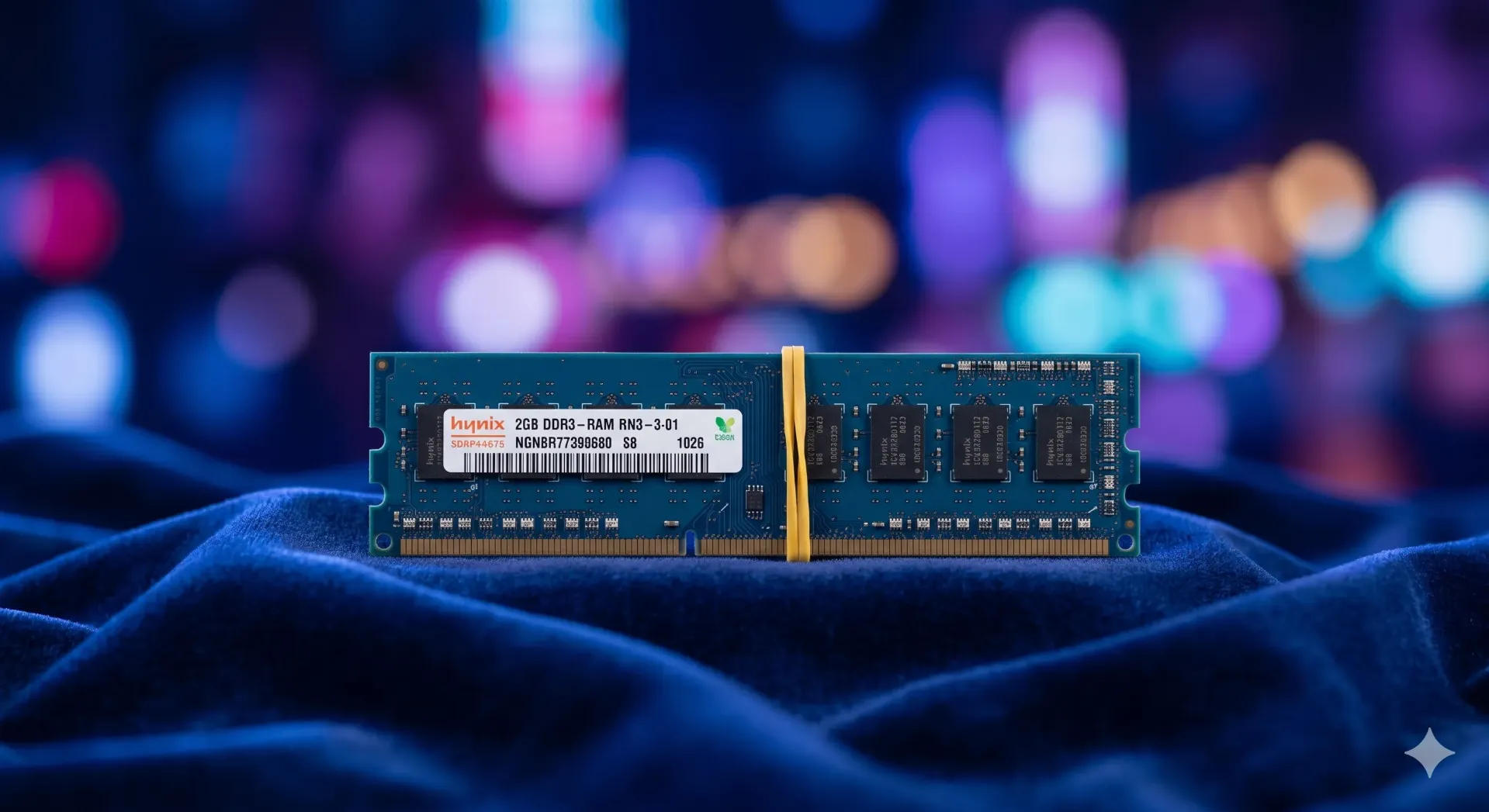 2GB Hynix DDR3-1333 RAM | PC3-10600U CL9 (9-11-A1) | HMT325U6CFR8C Single-Rank Desktop-Arbeitsspeicher | Refurbished