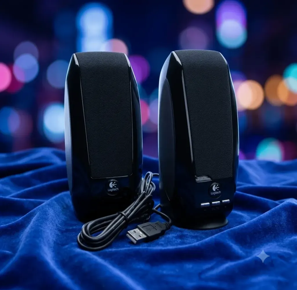 Logitech S-150 Digital USB PC-Lautsprecher | 2.0 Stereo Aktiv-Boxen | All-in-One USB-Anschluss | Mit Lautstärketasten | Refurbished A-Ware