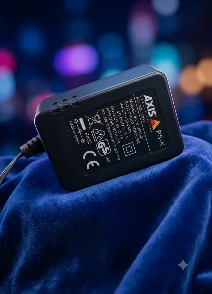 Original AXIS PS-K Netzteil 9V 1A (9W) | SA10-0910G Art.19231 Steckernetzteil für IP-Kameras | Refurbished A-Ware