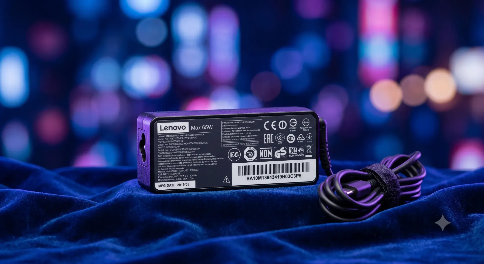 Original Lenovo 65W USB-C Netzteil | ADLX65YAC3A 01FR028 SA10M13943 | Ladegerät für ThinkPad | Refurbished