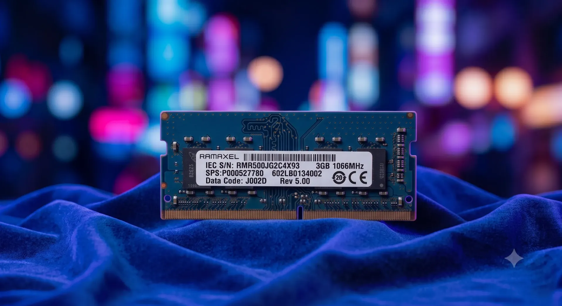 Original Ramaxel 2GB DDR3L-1600 SO-DIMM RAM | RMT3190ME76F8F-1600 PC3L-12800S | Laptop Arbeitsspeicher | Refurbished