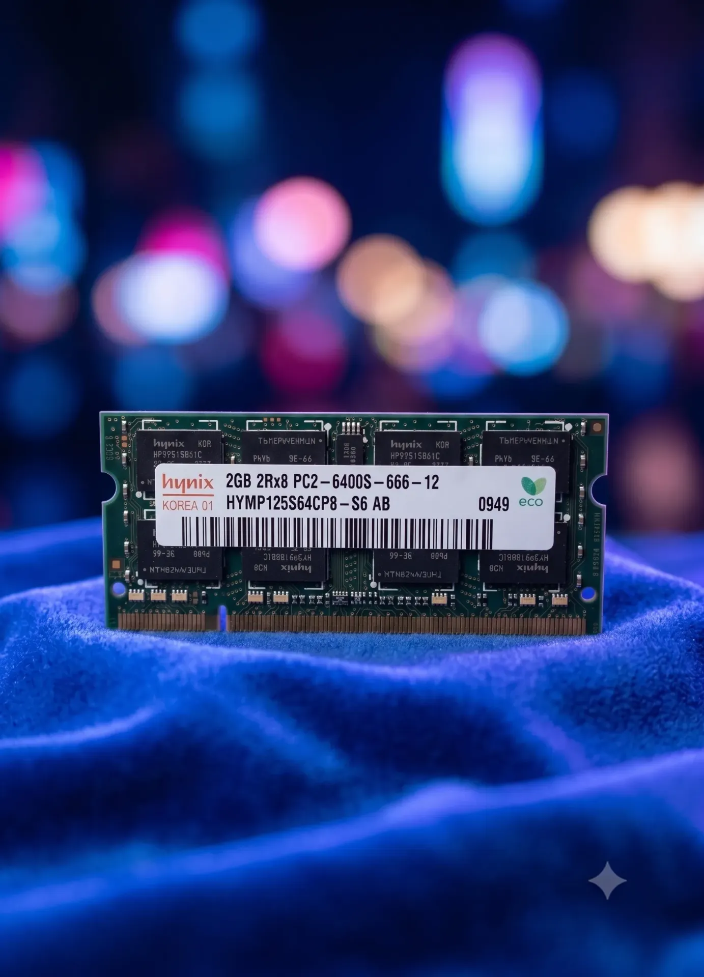 Original Hynix 2GB DDR2-800 SO-DIMM RAM | HYMP125S64CP8-S6 PC2-6400S | Laptop Retro Arbeitsspeicher | Refurbished