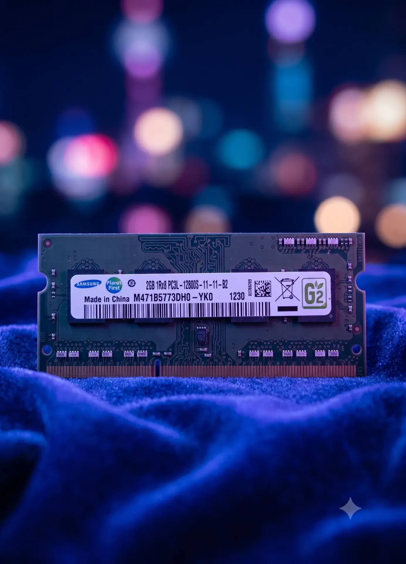 Original Samsung 2GB DDR3L-1600 SO-DIMM RAM | M471B5773DH0-YK0 PC3L-12800S | Laptop Arbeitsspeicher | Refurbished