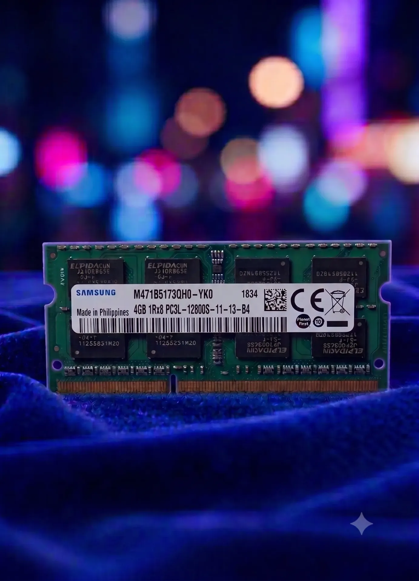 Original Samsung 4GB DDR3L-1600 SO-DIMM RAM | M471B5173QH0-YK0 PC3L-12800S | Laptop Arbeitsspeicher | Refurbished