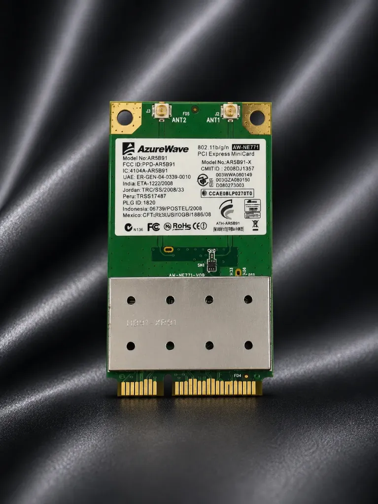 AzureWave AW-NE771 | Half Mini PCIe WLAN-Karte | 802.11b/g/n 150 MBit/s | Refurbished