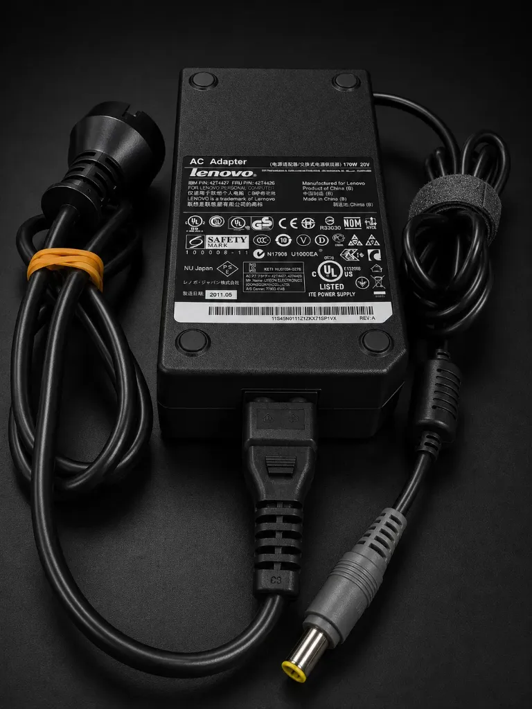 Original Lenovo 170W Netzteil / AC Adapter | 20V - 8.5A | Slim Tip Ladekabel für ThinkPad & Legion | Refurbished