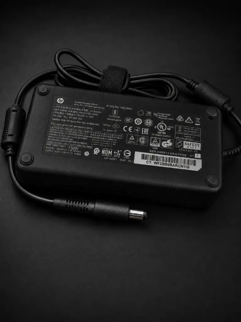 Original HP 150W Netzteil / AC Adapter | 19.5V - 7.69A | Ladekabel für OMEN, ZBook, Pavilion Gaming | Refurbished