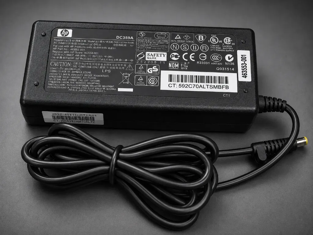 Original HP 65W Laptop Netzteil / AC Adapter (Modell DC359A / Serie PPP009S) | 18.5V - 3.5A | Refurbished