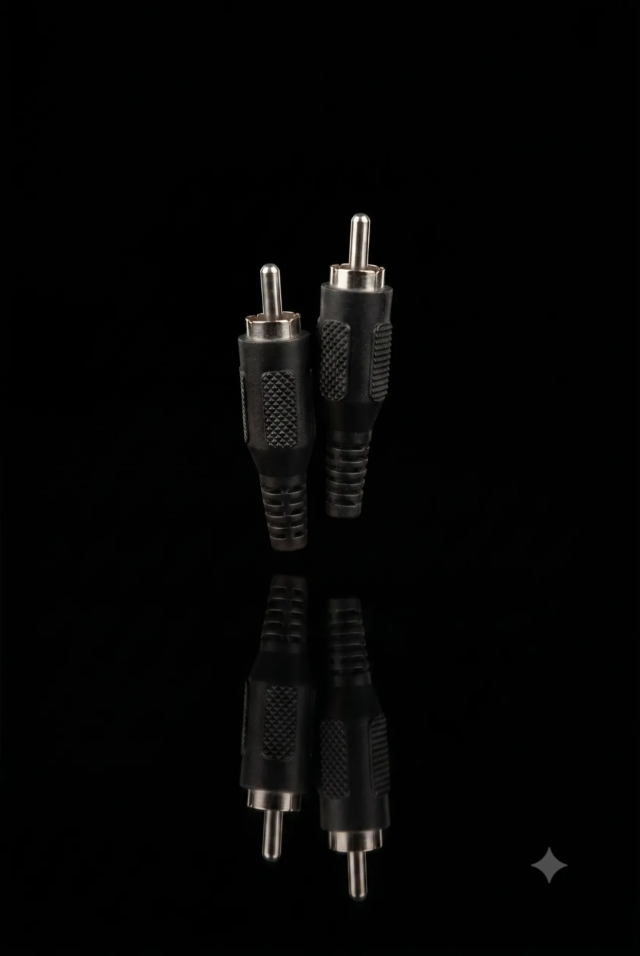 Cinch auf Cinch Audio / Video Kabel (2x RCA Stecker) | Schwarz | Refurbished / Geprüfte Ware