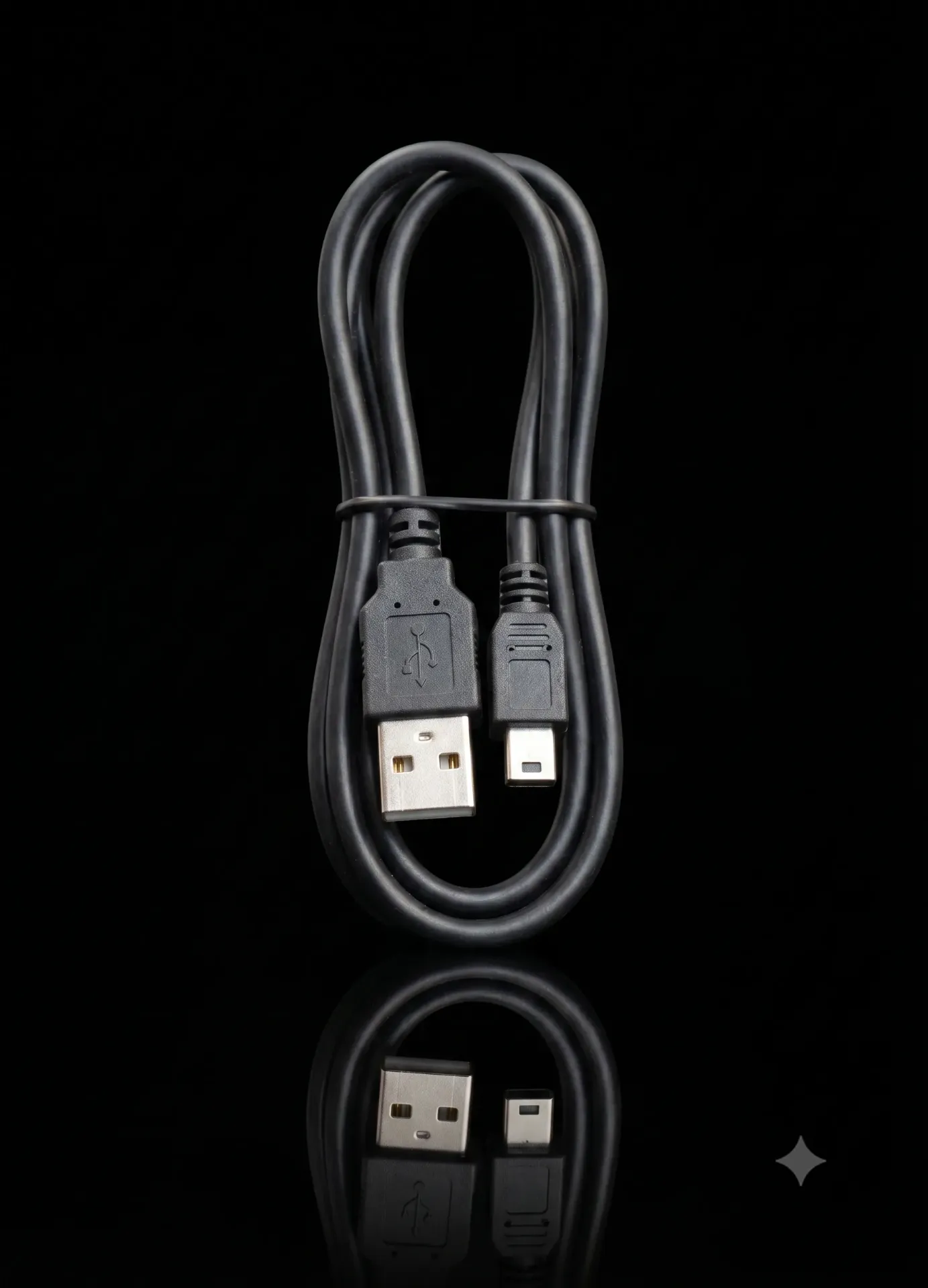 Mini-USB 8-Pin Kamera Datenkabel auf USB-A | Für Nikon, Panasonic, Sony, Olympus | Refurbished