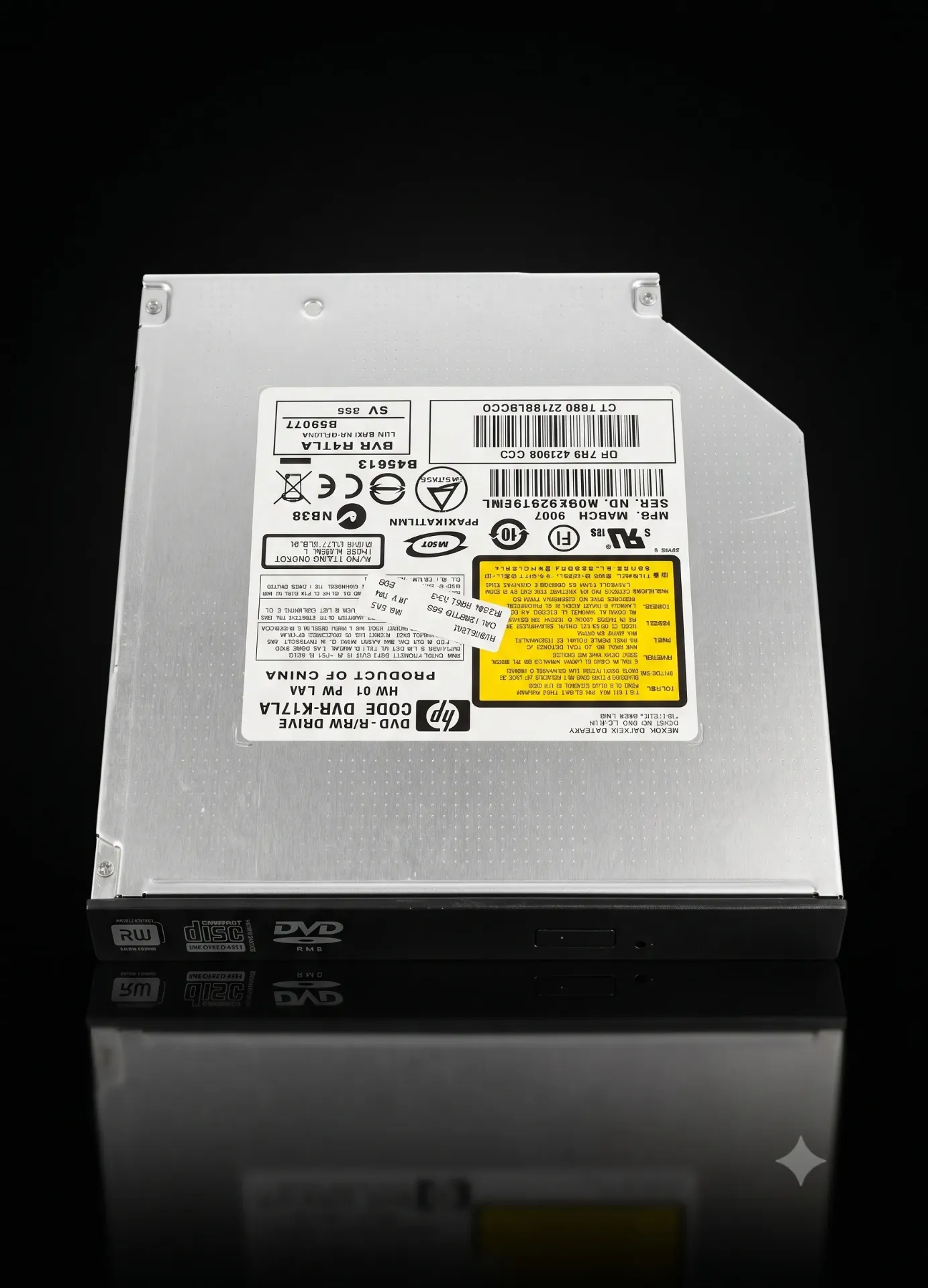 Original HP Pioneer DVR-K17LA Slim IDE DVD-Brenner | SPS: 431962-001 | Labelflash | Internes Laufwerk | Refurbished