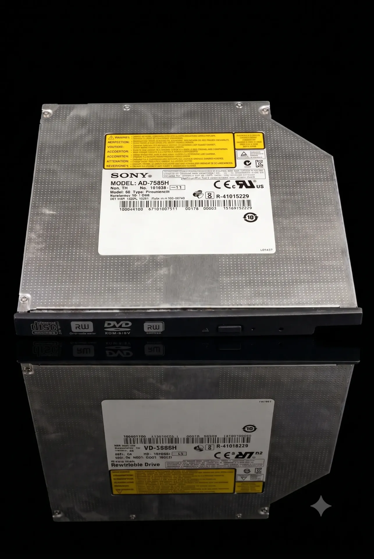 Original Sony Optiarc AD-7585H Laptop DVD-Brenner | Slimline SATA 12.7mm | Internes Laufwerk | Refurbished