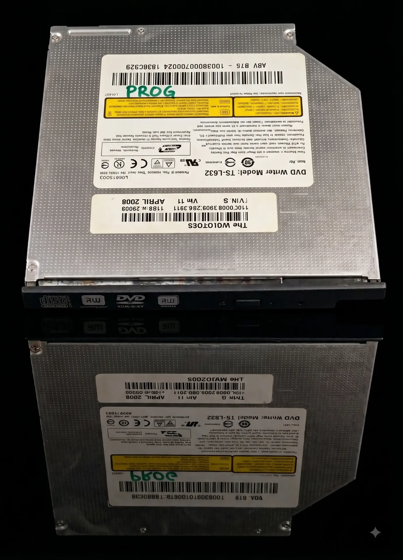 Original TSST TS-L632 Slim IDE DVD-Brenner | PATA Interface 12.7mm | Internes Laptop Laufwerk | Refurbished