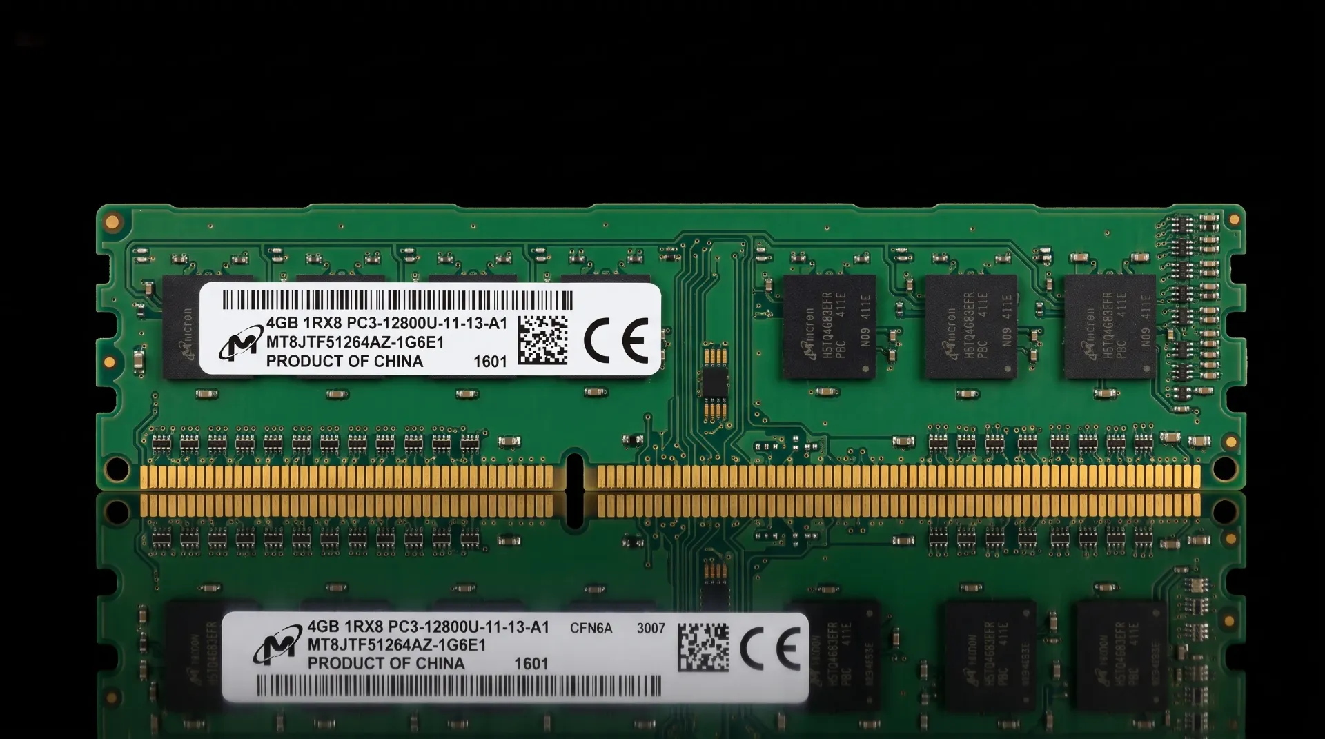 Original Micron 4GB DDR3 1600MHz Desktop RAM | PC3-12800U | MT8JTF51264AZ-1G6E1 | 240-Pin DIMM | Refurbished