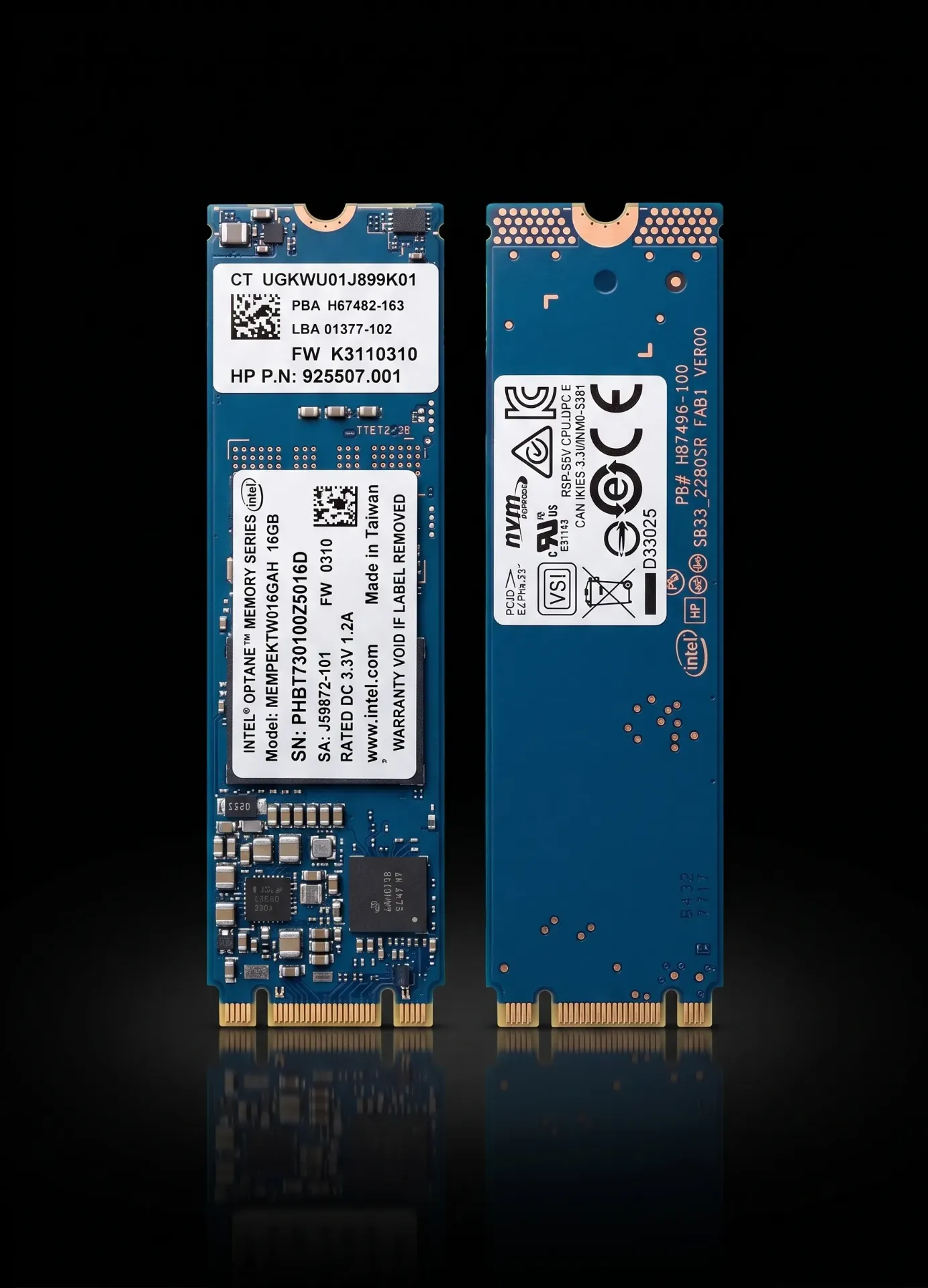 Original Intel Optane Memory 16GB M.2 2280 NVMe SSD | MEMPEK1W016GAH | High-Speed Beschleuniger | Refurbished