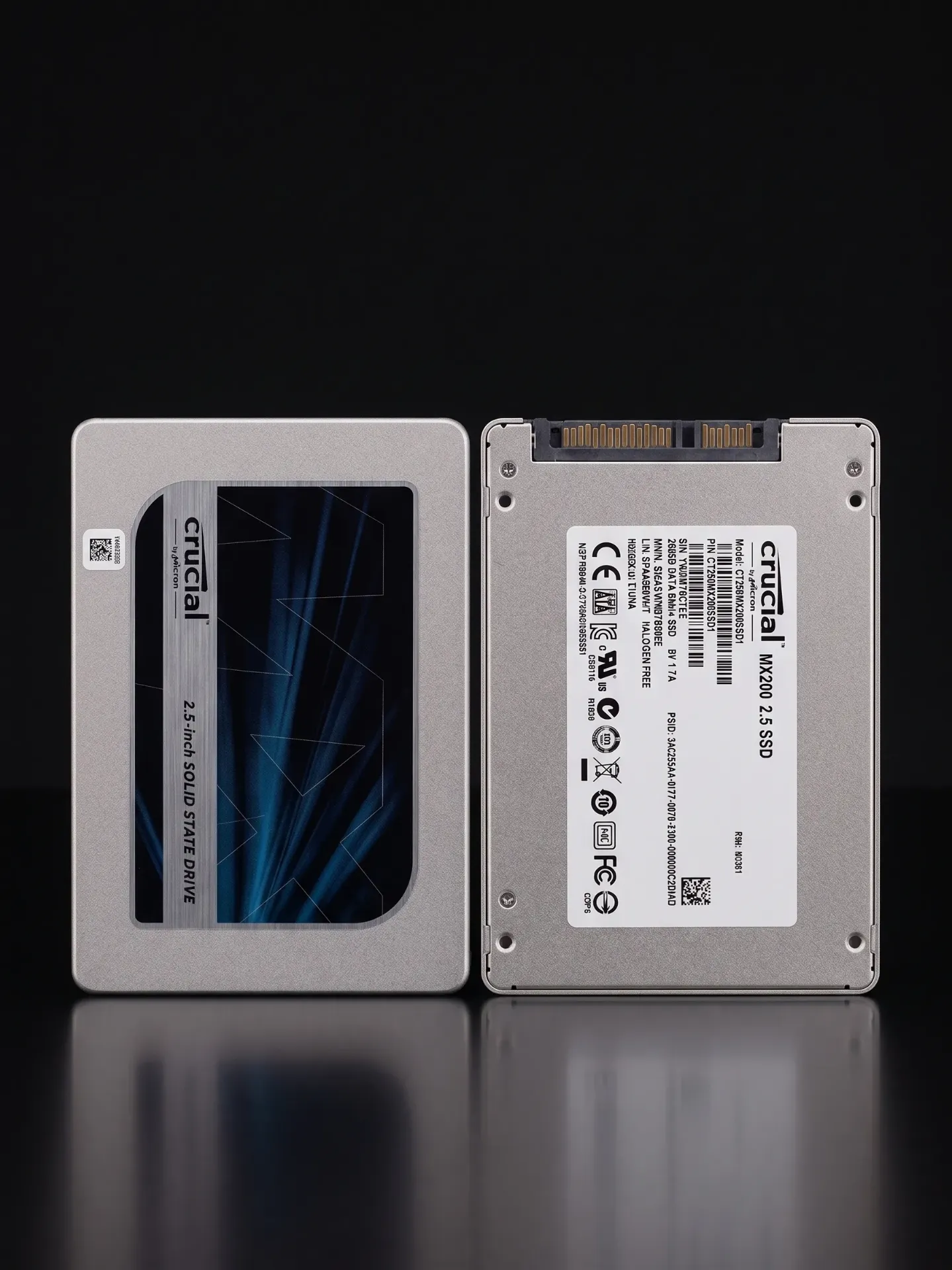 Original Crucial MX200 250GB 2.5" SATA III SSD | CT250MX200SSD1 | MLC NAND | Refurbished