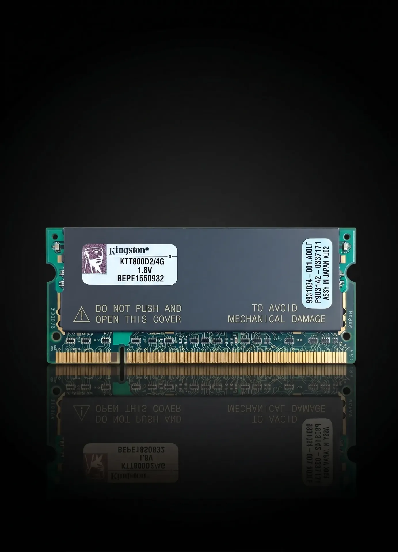 Original Kingston 4GB DDR2 800MHz Toshiba SO-DIMM Laptop RAM | PC2-6400S | KTT800D2/4G | Refurbished