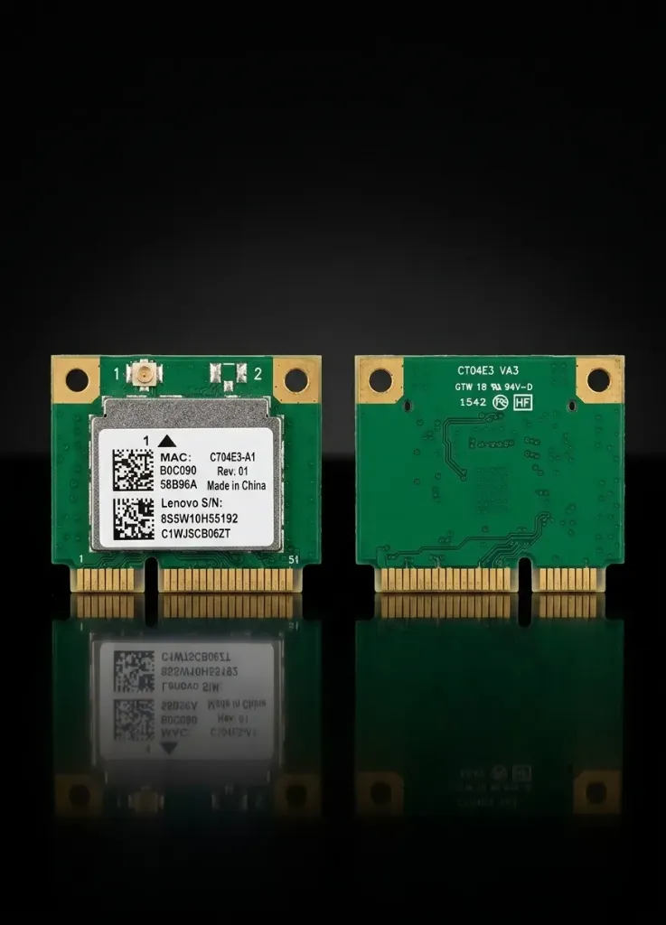 Original Lenovo Realtek RTL8723BE WLAN Bluetooth Karte | Half Mini PCIe | FRU: 5W10H55192 | C704E3-A1 | Refurbished