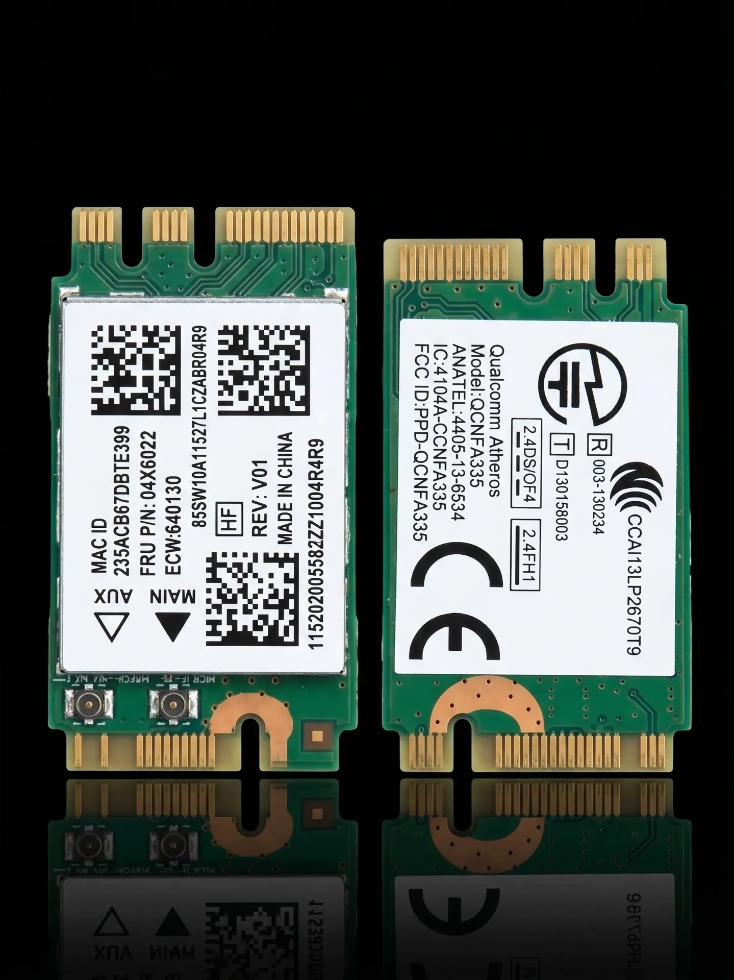 Original Lenovo Qualcomm Atheros QCNFA335 WLAN Bluetooth Karte | M.2 2230 | FRU: 04X6022 | Refurbished