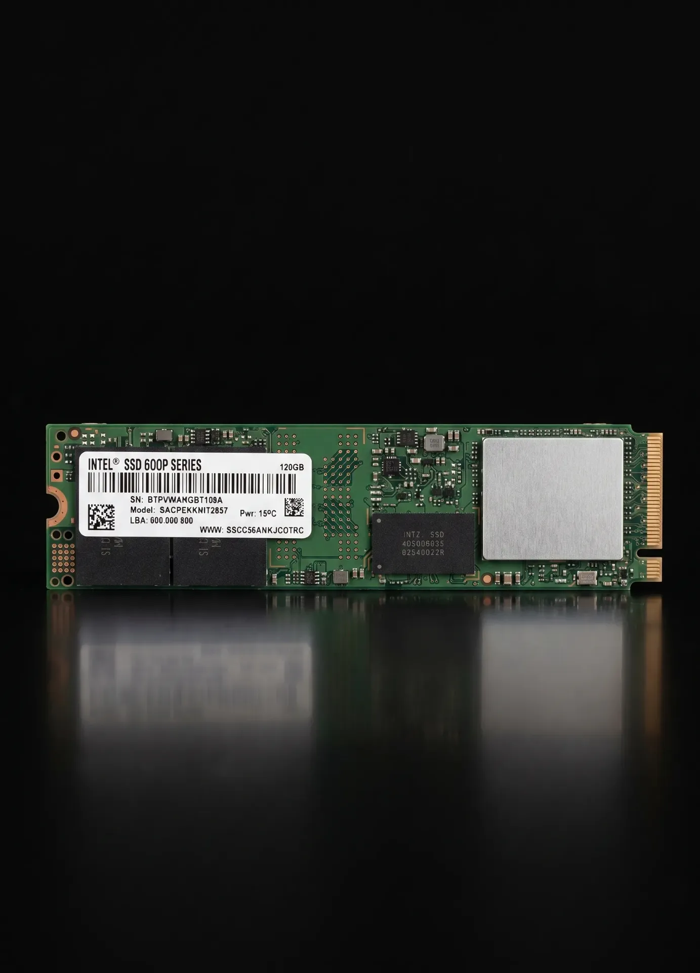 Original Intel SSD 600p Series 128GB M.2 2280 NVMe PCIe SSD Festplatte | SSDPEKKW128G7 | Refurbished