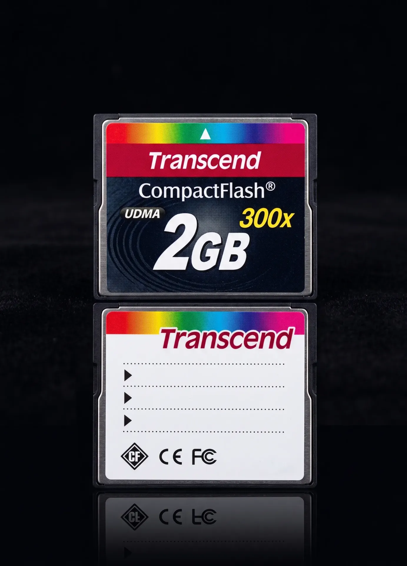 Original Transcend 2GB CompactFlash Karte 300x UDMA Speicherkarte | TS2GCF300 | Refurbished