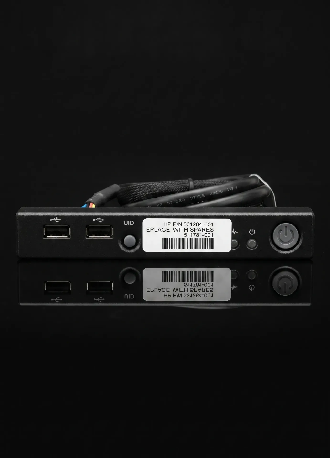 Original HP ProLiant DL360 DL380 G6 G7 Front Control Panel mit Kabel | 531284-001 | HP SPS: 511781-001 | Refurbished